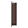 Решетка вентиляционная переточная 2307ДП 220х60/227х67 пластик Brown