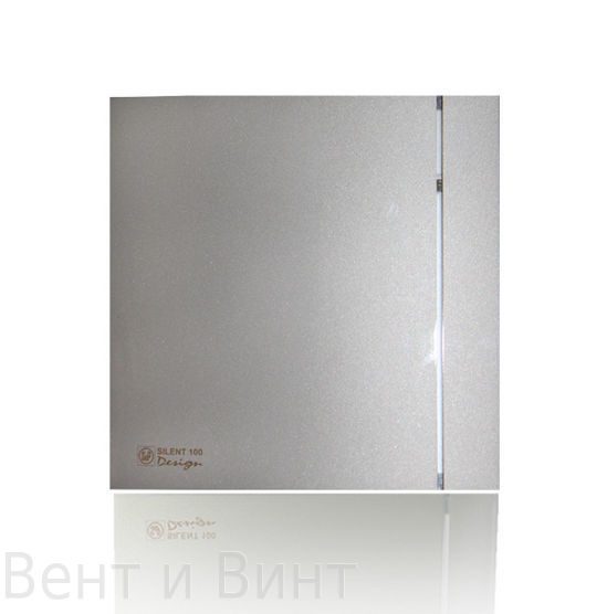 Вентилятор накладной S&P SILENT-100 CRZ SILVER DESIGN