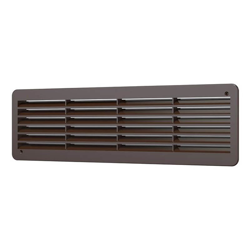 Решетка вентиляционная переточная 2307ДП 220х60/227х67 пластик Brown