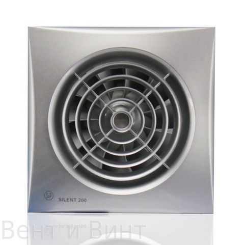 Вентилятор накладной S&P SILENT-200 CHZ SILVER