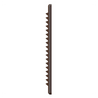 Решетка вентиляционная с сеткой 1515Р разъемная 150х150 пластик Brown