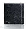 Вентилятор накладной S&P SILENT-100 CZ MARBLE BLACK DESIGN