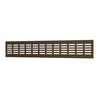 Решетка вентиляционная переточная с сеткой 4810DP AL 480х100 алюминий Dark bronze