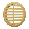 Решетка вентиляционная переточная 05ДП 1/4 D45/50 пластик 4 шт Beige