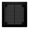 Решетка вентиляционная с сеткой 1520Р разъемная 150х200 пластик Black