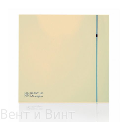 Вентилятор накладной S&P SILENT-100 CZ IVORY DESIGN