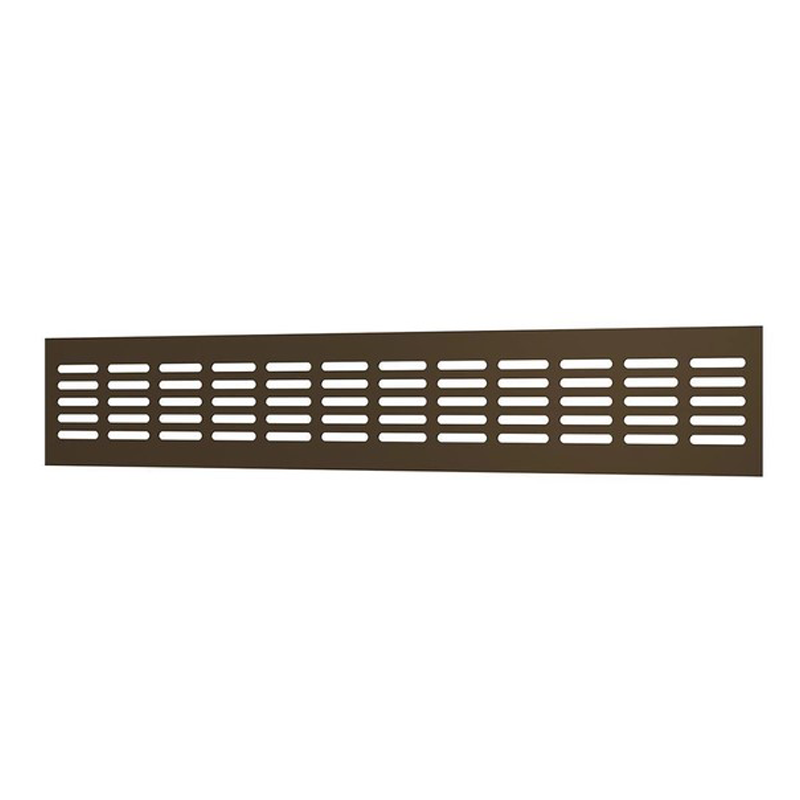 Решетка вентиляционная переточная с сеткой 4810DP AL 480х100 алюминий Dark bronze