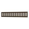 Решетка вентиляционная переточная с сеткой 4810DP AL 480х100 алюминий Dark bronze