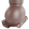 Роторная вентиляция Viotto, для профнастила С20, d-110мм, h-550мм, не утепленная, коричневый шоколад (RAL 8017)