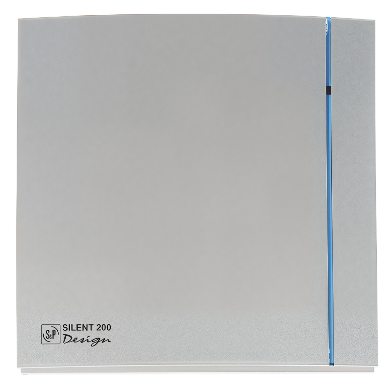 Вентилятор накладной S&P SILENT-200 CRZ SILVER DESIGN-3C