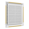 Решетка вентиляционная регулируемая 2828AVp AIRVENT 281х281 пластик